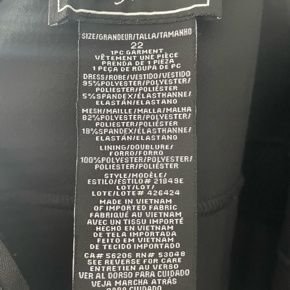 Black dress from David’s bridal - Picture 4 of 8